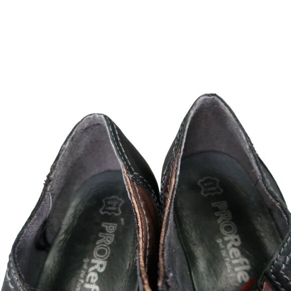 ProReflex Shoes Women 39 Bootie Slip On Leather Comfort Work Walking Fashion Low - Picture 15 of 16